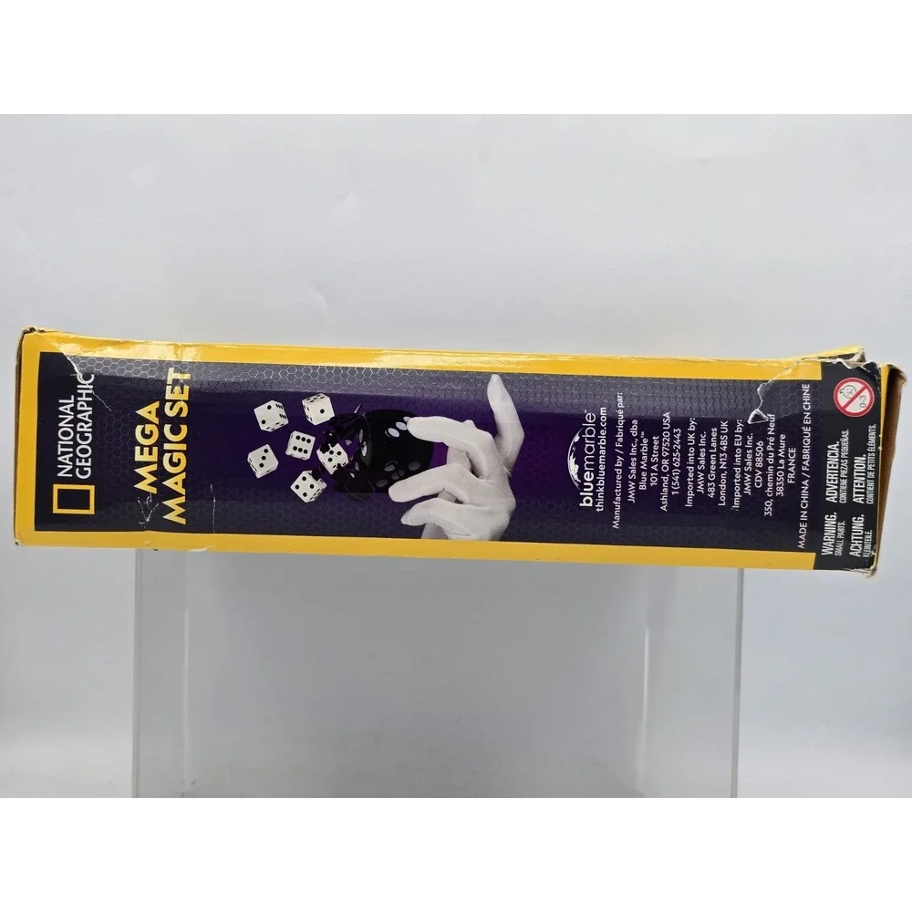 National Geographic Mega Magic Set -More Than 75 Tricks STEM - Damage Box New‎